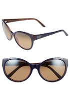 Women's Maui Jim 58mm Polarizedplus Sunglasses - Blue With Rootbeer/ Bronze