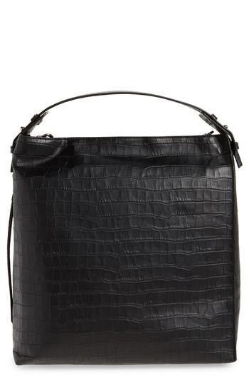 Allsaints Atlas Convertible Leather Backpack - Black