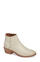 Women's Frye Carson Piping Bootie .5 M - Ivory