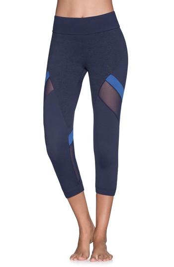 Women's Maaji Current Emana Crop Leggings - Blue