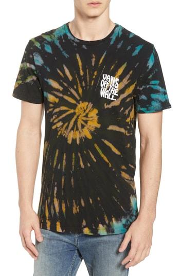 Men's Vans Tie Dye Reaper T-shirt - Black