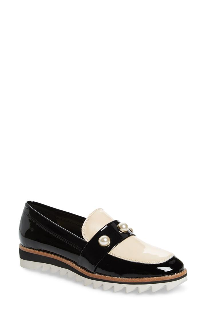 Women's Karl Lagerfeld Paris Dakota Platform Loafer M - Black