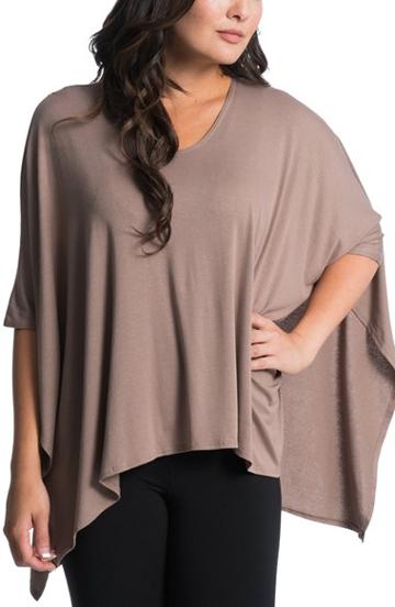 Women's Bun Maternity 'breezy' Maternity/nursing Poncho