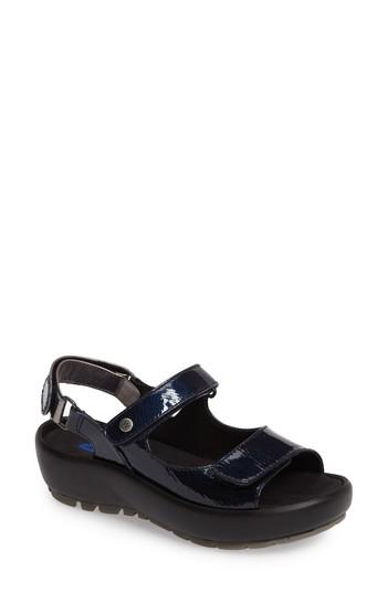 Women's Wolky Rio Sandal .5-8us / 39eu - Blue
