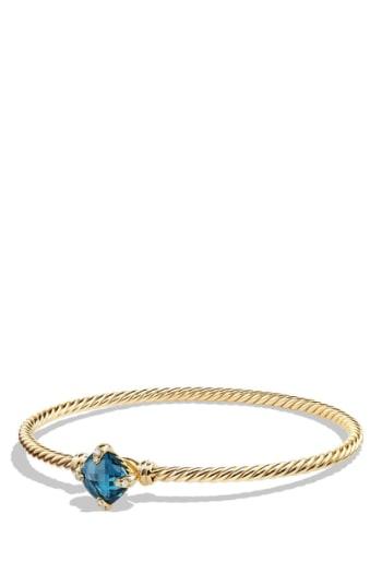 Women's David Yurman 'chatelaine' Bracelet In 18k Gold With Diamonds