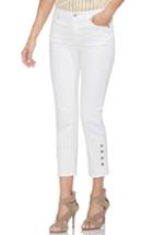 Women's Vince Camuto Snap Side Crop Jeans - White