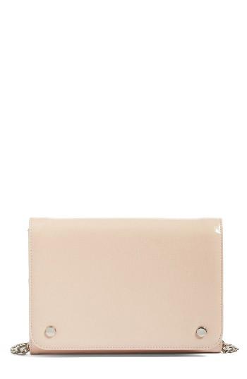 Women's Nordstrom Leather Wallet On A Chain - Pink