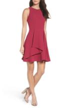 Women's Adelyn Rae Athena Fit & Flare Dress - Purple