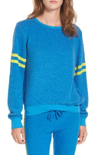 Women's Dream Scene Stripe Sweatshirt - Blue