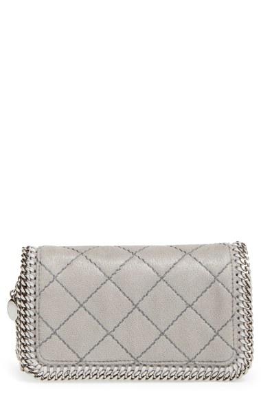 Stella Mccartney 'falabella' Quilted Faux Leather Crossbody Bag -