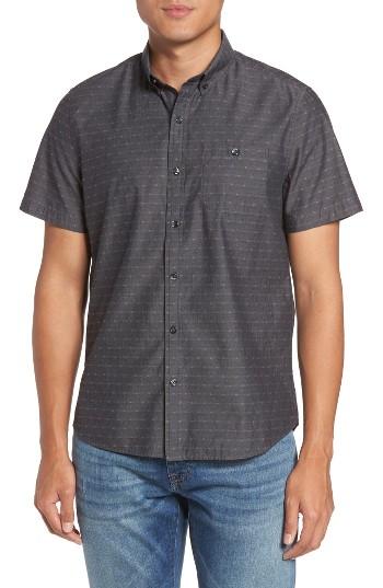Men's Michael Bastian Dobby Sport Shirt - Grey