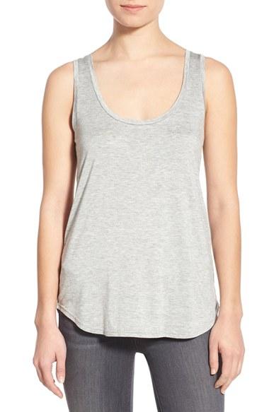 Women's Paige 'jessa' Stretch Jersey Tank - Grey