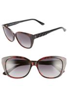 Women's Juicy Couture 54mm Cat Eye Sunglasses - Dark Havana