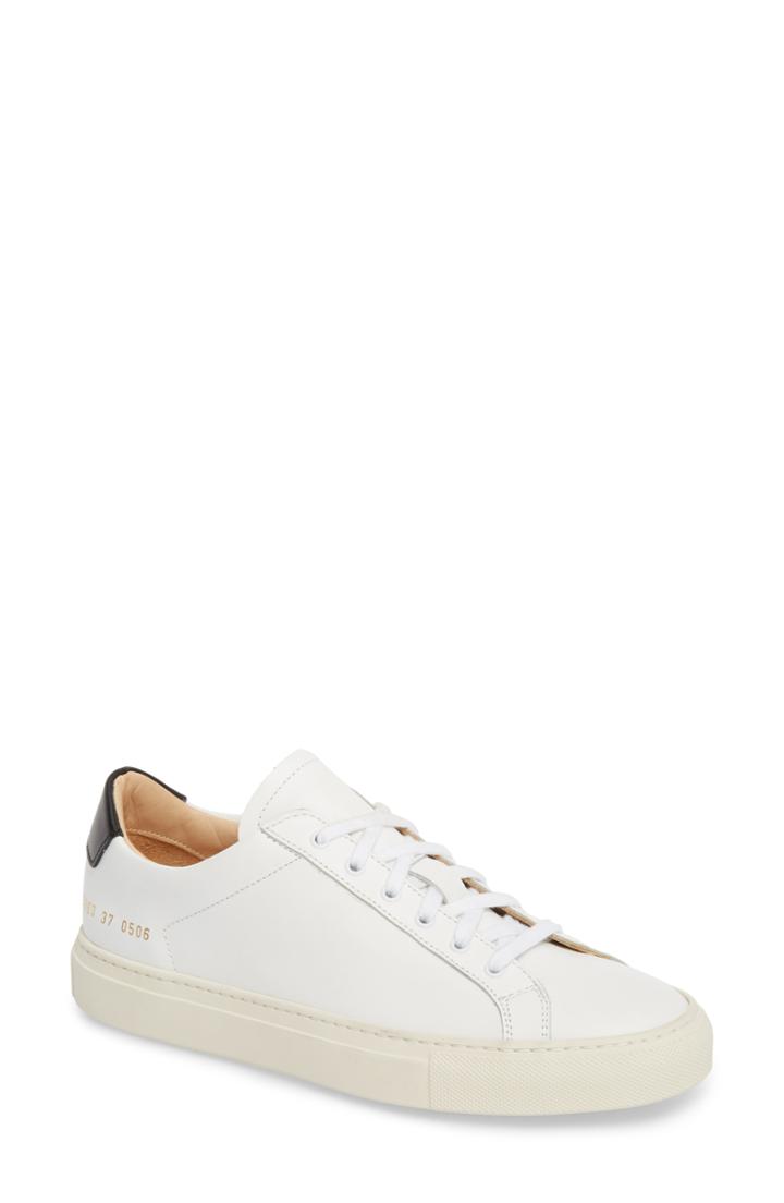 Women's Common Projects Retro Low Top Sneaker Us / 36eu - White