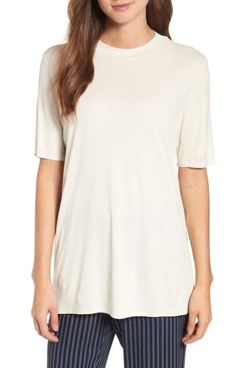 Women's Eileen Fisher Silk Knit Top, Size - Ivory