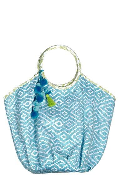 John Robshaw 'tortosa Resort' Canvas Tote - Blue