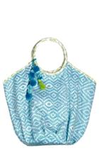 John Robshaw 'tortosa Resort' Canvas Tote - Blue