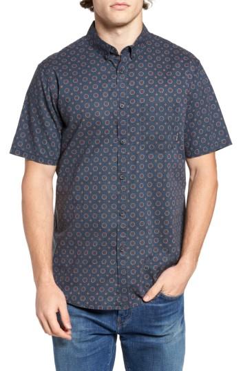 Men's Billabong Sundays Mini Woven Shirt, Size - Blue