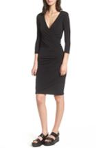 Women's James Perse Ruched Body-con Dress - Black