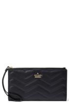 Women's Kate Spade New York Reese Park - Eliza Quilted Leather Wallet - Black