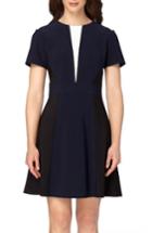 Women's Tahari Colorblock Fit & Flare Dress