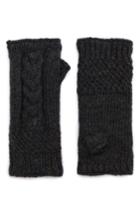 Women's Nirvanna Designs Cable Knit Hand Warmers, Size - Grey