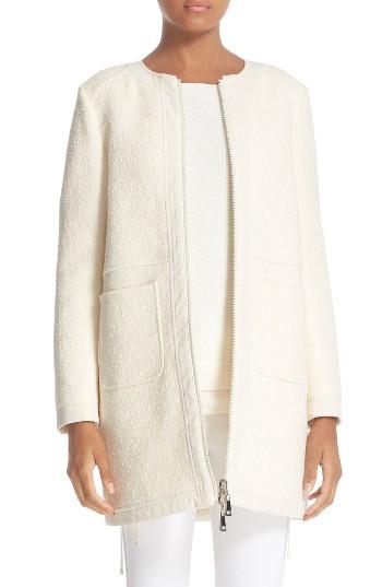 Women's Moncler Freesia Reversible Long Puffer Jacket