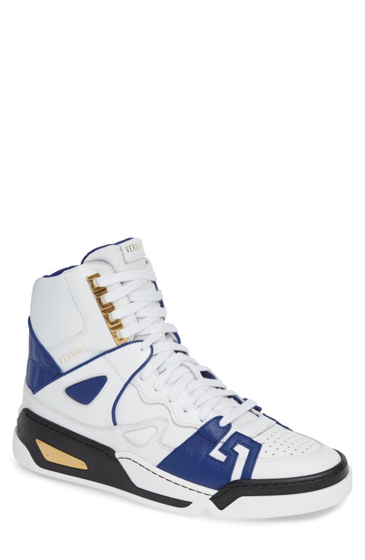 Men's Versace Atlas High Top Sneaker Us / 45eu - White