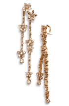 Women's Oscar De La Renta Multi Floral Crystal Drop Earrings