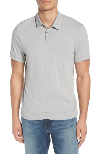 Men's James Perse Point Collar Polo - Grey