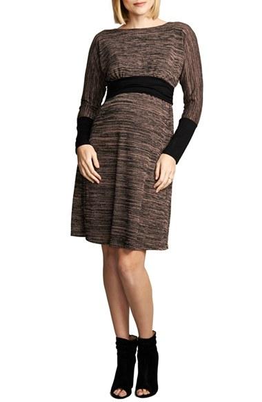 Women's Maternal America Empire Waist Nursing Dress