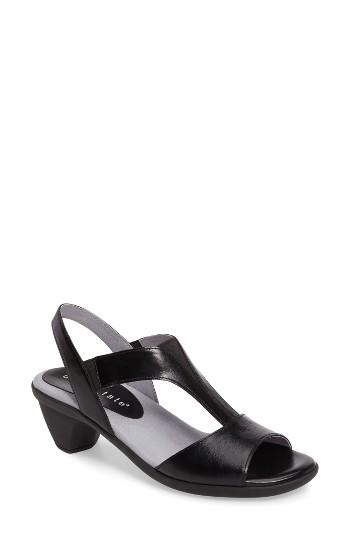 Women's David Tate Accord Sandal .5 W - Black