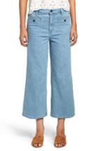Women's Madewell High Waist Crop Wide Leg Jeans - Blue