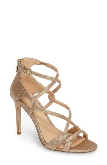 Women's Jewel Badgley Mischka Aliza Strappy Glitter Sandal