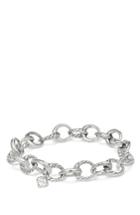 Women's David Yurman Cable Collectives Oval Link Charm Bracelet