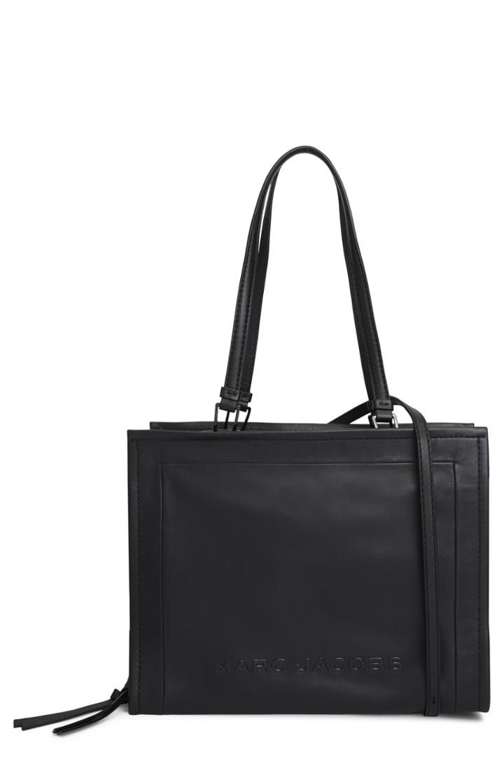 Marc Jacobs The Box 33 Leather Satchel - Black