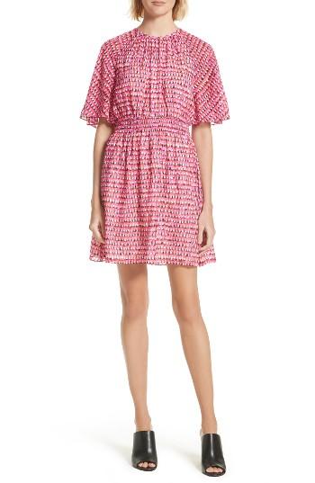 Women's Kate Spade New York Pinata Silk & Cotton Dress