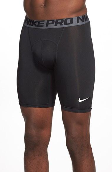 Men's Nike 'pro Cool Compression' Four-way Stretch Dri-fit Shorts, Size - Black