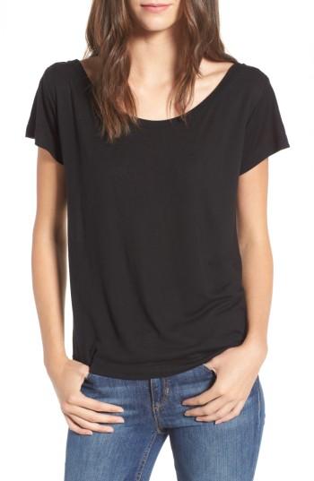 Women's 1.state One-shoulder Tee - Black