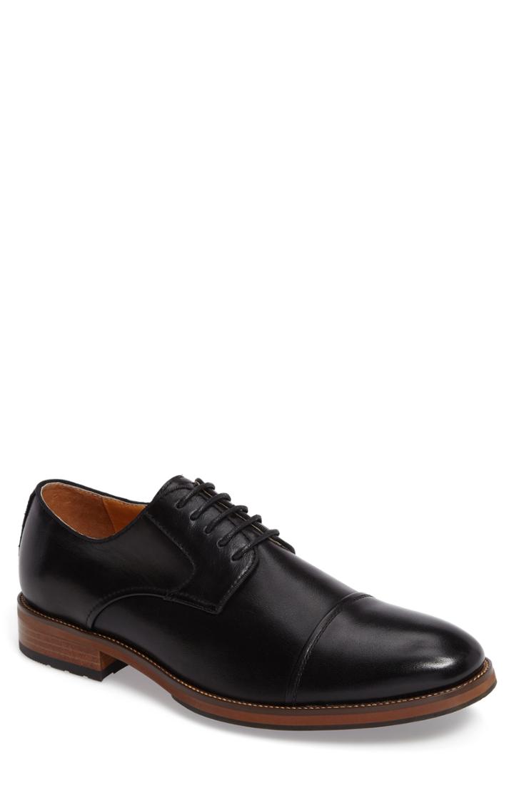 Men's Florsheim Blaze Cap Toe Derby .5 Eee - Black