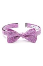 Men's Calibrate Floating Paisley Silk Bow Tie, Size - Pink