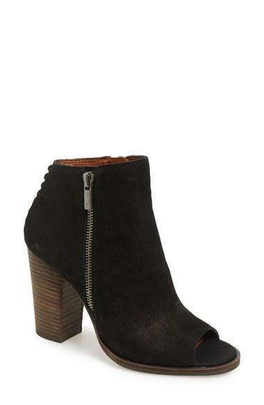 Women's Lucky Brand 'lamija' Open Toe Bootie