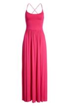 Women's Soprano Strappy Back Maxi Dress - Pink