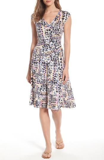 Women's Nic+zoe Bright Lights Faux Wrap Dress