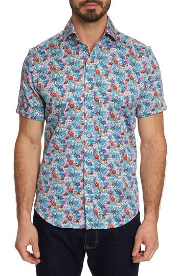 Men's Robert Graham Rodman Tailored Fit Sport Shirt - White