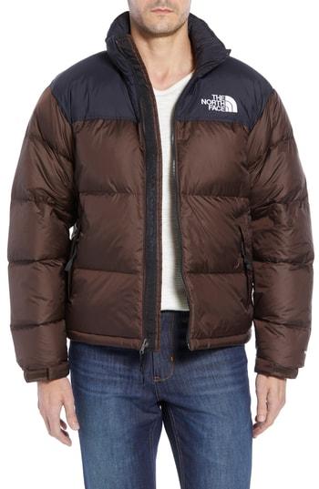 Men's The North Face Nuptse 1996 Packable Quilted Down Jacket - Brown