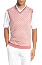 Men's Ted Baker London Tommas Golf Merino Sweater Vest (m) - Pink