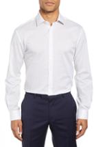 Men's John Varvatos Star Usa Slim Fit Dot Dress Shirt R - Blue