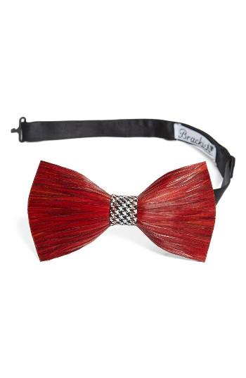 Men's Brackish & Bell Hound Feather Bow Tie