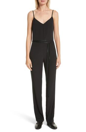 Women's Rag & Bone Rosa Silk Jumpsuit - Black